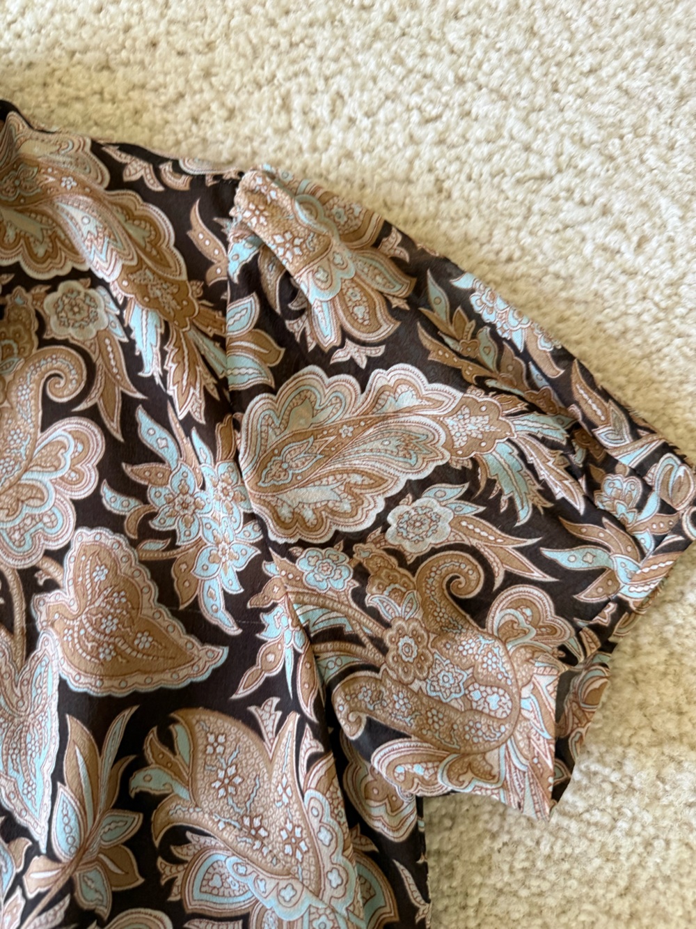 EUC vintage Pendleton silk skirt set - Picture 3 of 16